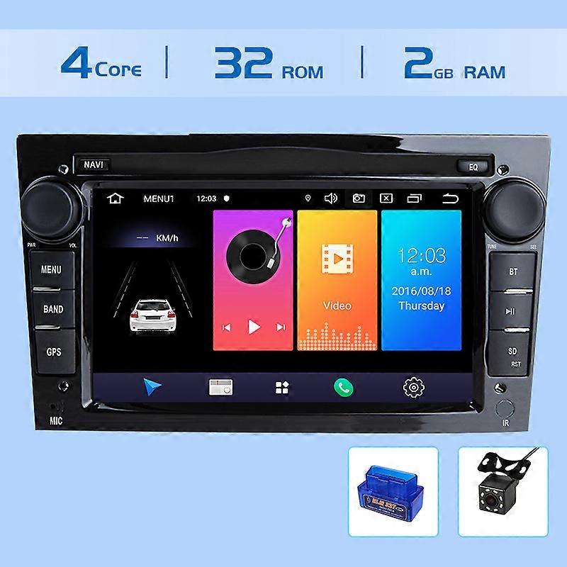 2Din Android 10 Car NO DVD Player For Opel Vectra C Zafira B Corsa D C Astra H G J Meriva Vivaro Radio Multimedia GPS Navigation