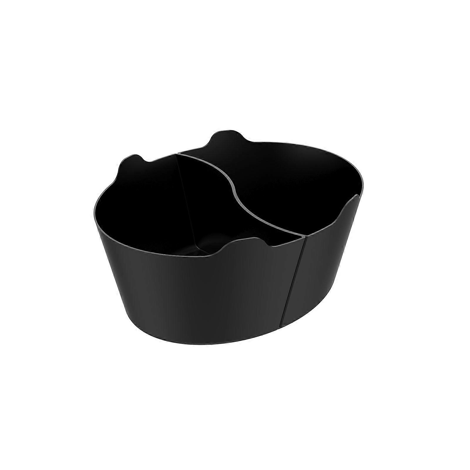 Slow Cooker Divider Liner Passer for 6 QT Gryte, Varmebestandig Gjenbrukbar Slow Cooker Crock Pot Divider Innsats Varm