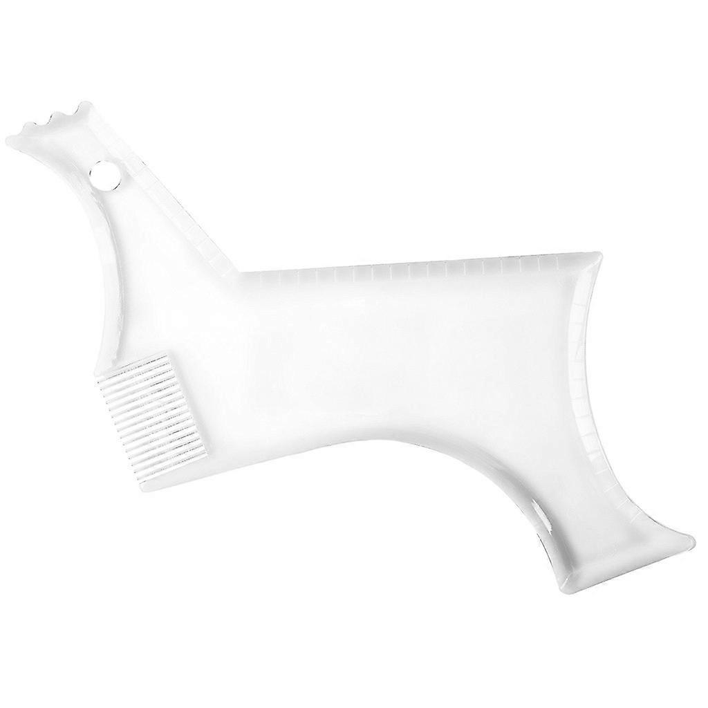 New Arrivals Men's Beard Shaper Tool Transparent Template Styling Comb Templates