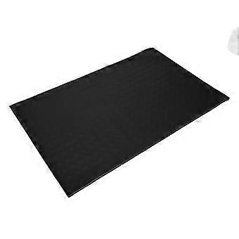 Silicone Pet Feeding Mat Waterproof Slip Resistant for Dog Cat Food and Water Black
