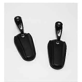 Universal Motorcycle Equipments Modified Part Accessories 8MM Cowhorn Handlebar Rearview Mirror Reflector for Cafe Racer Pitbike