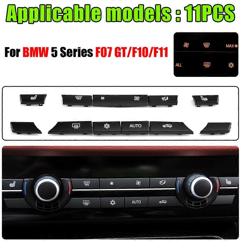 Car Dashboard Air Conditioner AC Button Heater Switch Cover For BMW 5/6/7 Series 5GT F10 F11 F18 F06 F12 F01 F02