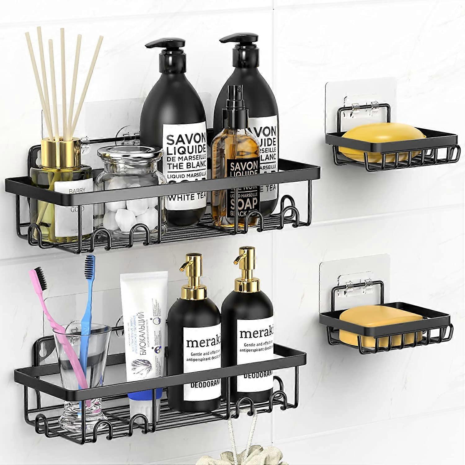 Shower Shelf, Shower Storage Shelf, Bathroom Storage -4 pieces