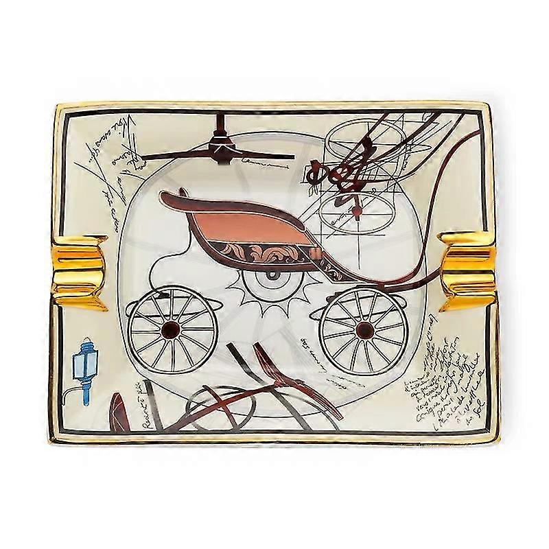 Large Outdoor Ceramics Cigar Ash Tray