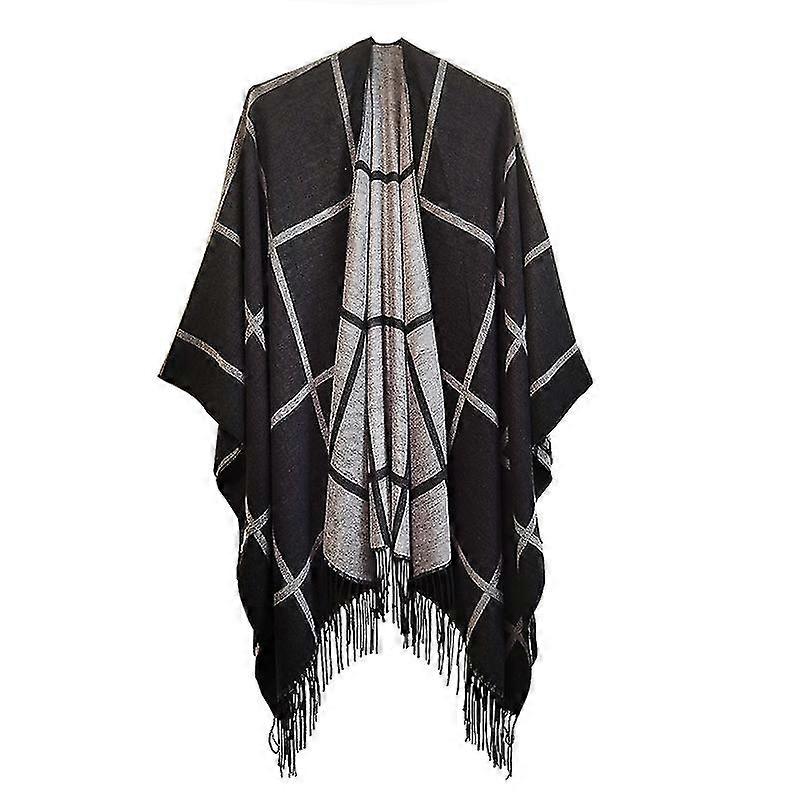 Mode Dame Cardigan Schal