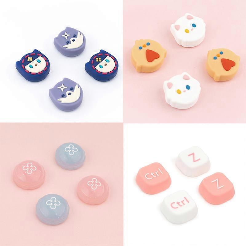 Cute Computer Button Thumb Stick Grip Cap Joystick Cover For Switch NS Lite Joy-Con Controller Nintend Joycon Thumbstick Case
