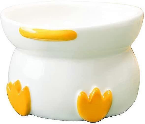 raised cat bowl,slow feeder, elevated pet feeding bowl, backflow prevention, stress free, small to medium,safety choice for your pet, superior for wet