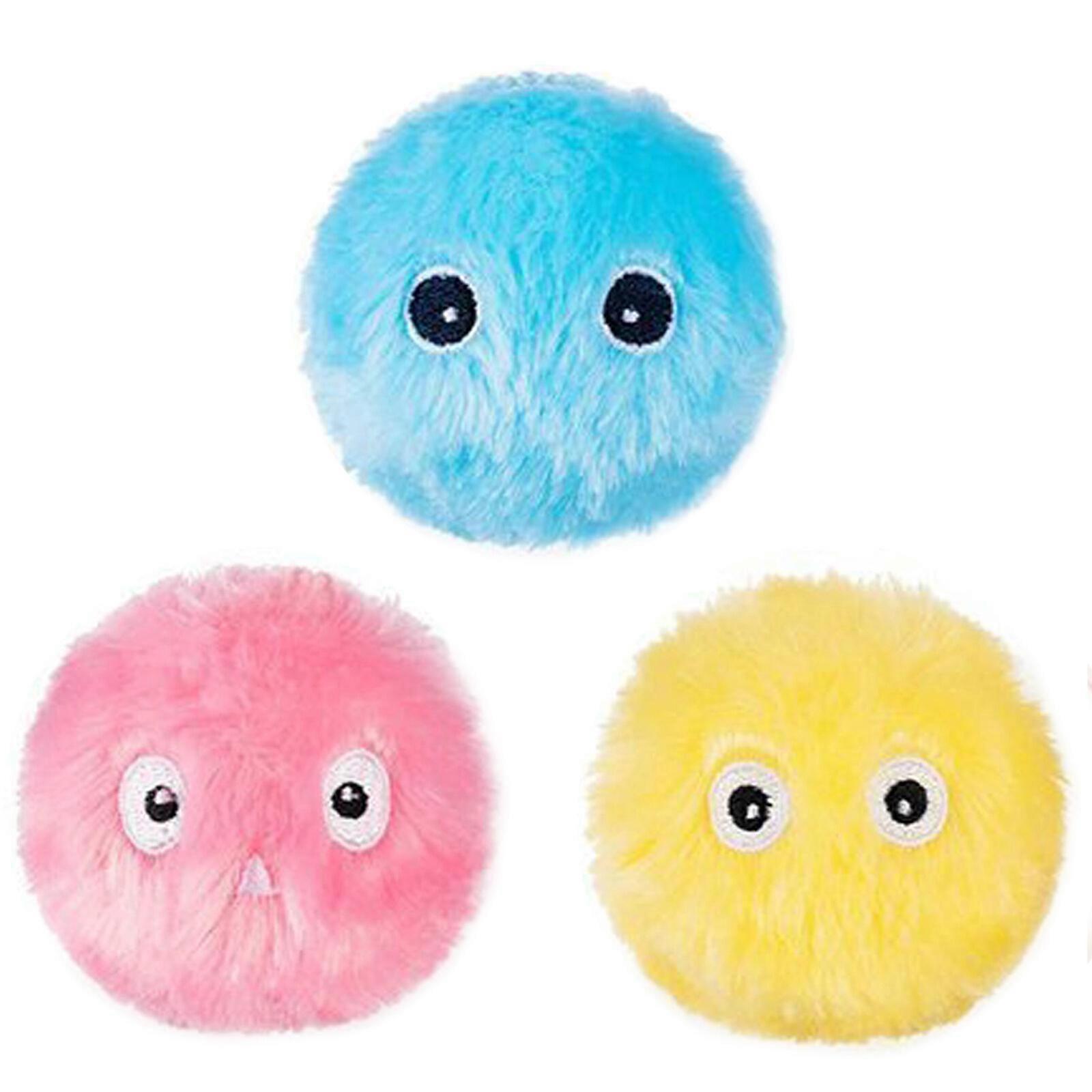 Plush Cat Ball Toys Interactive Chirping Balls Compact and Portable Cute Funny pet toys,100% New