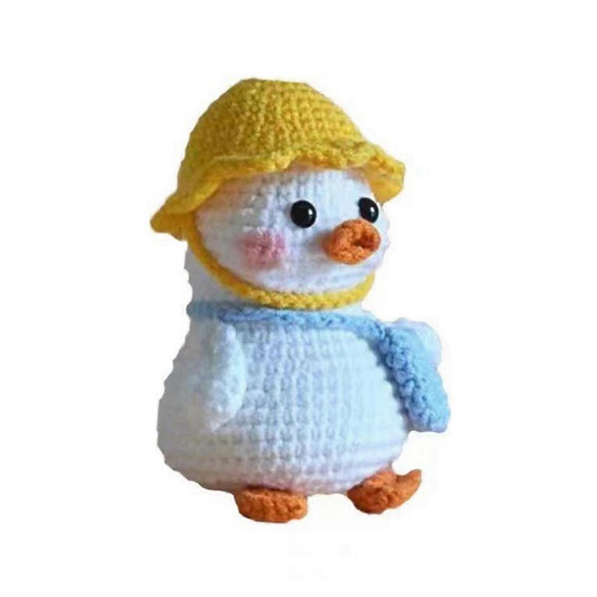 Beginner Crochet Kit Cute Ducks Crochet Kit with Instruction Tutorials Video Tutorials Peasy Yarn Hook Needles