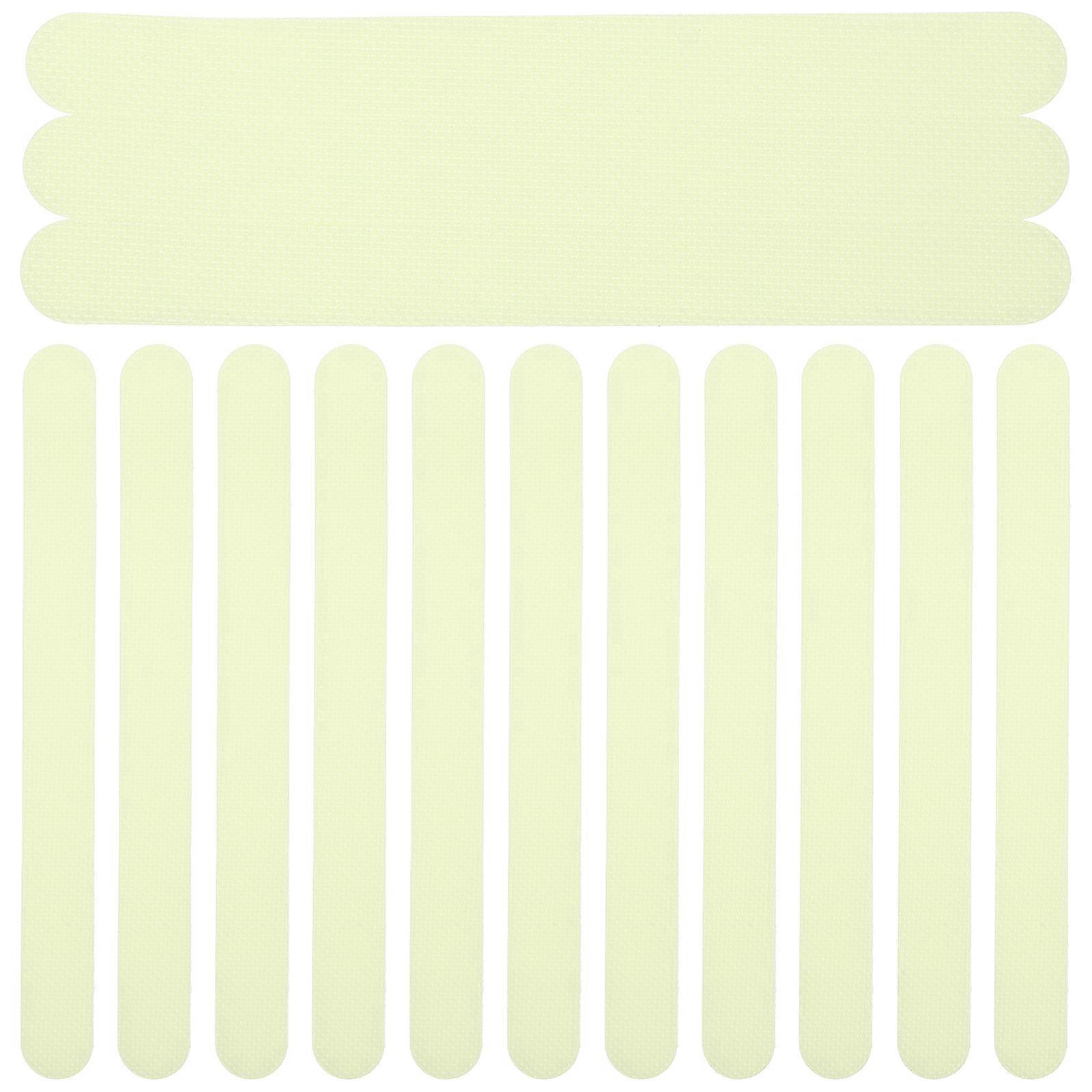 24 stk fluorescerende tape trapper trin tape trappegreb sikkerhed slidbaner badekar brusegulv skridsikre klistermærker ingen slip trappe strips