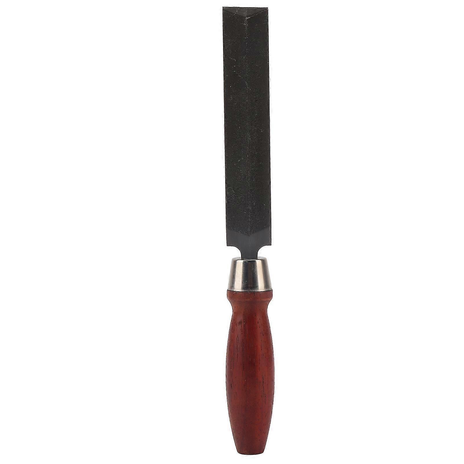 Guitar Nut File Double Edge Metal Blade with Rosewood Handle - Professional Tool for Guitar Repair and Maintenance