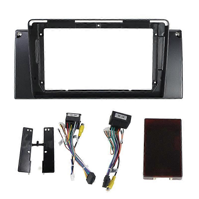 For BMW X5 E39 E53 1999 - 2006 Car Radio Dashboard Panel Frame Power Cord CANBUS Video Cable