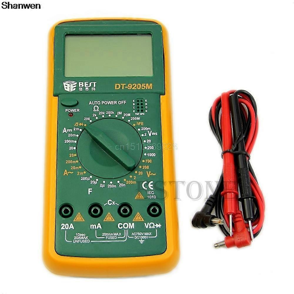 Multimeter DT9205M LCD Digital Multimeter Voltmeter Ohmmeter Ammeter Capacitance Tester Hot