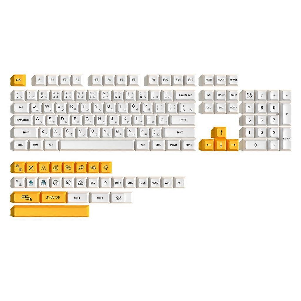 132 Keys PBT Keycap XDA Profile Dye Sublimation Keycap for Mechanical Keyboard