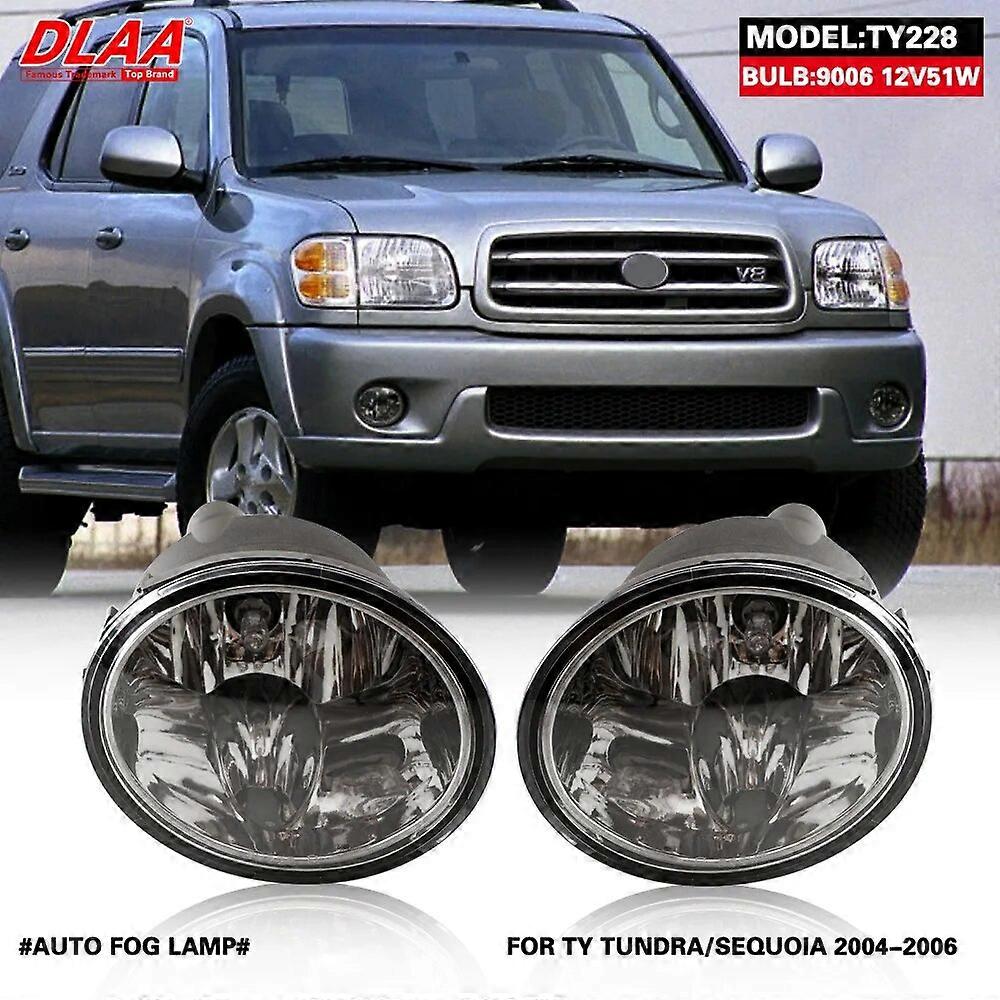 For Toyota TUNDRA SEQUOIA 2004 2005 2006 Front Fog Lights Car Styling Spot Light Fog Lamps With Switch - 1 Pair