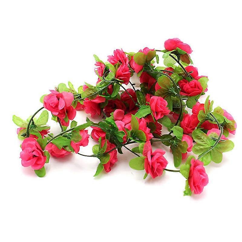 1Pc Easy to Maintain Rose Artificial Vines Plastic Delicately Cut Simulation Vines Wedding Decor JIKAIX