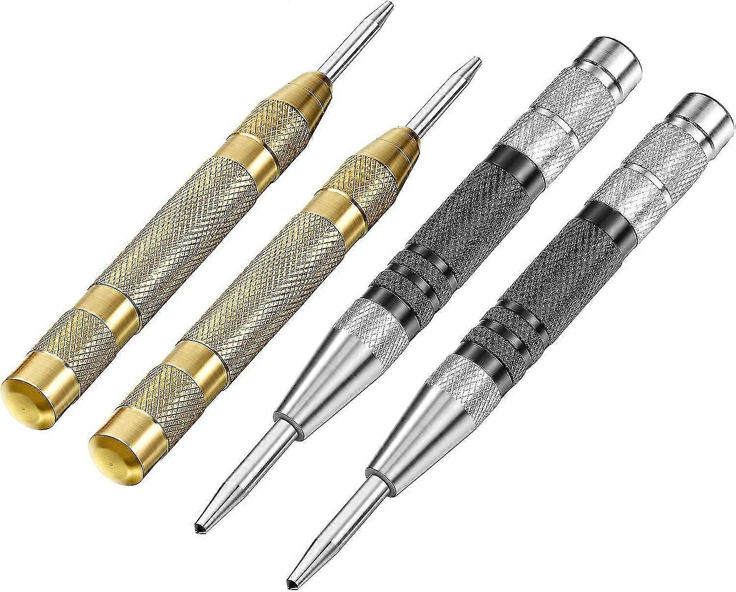 4 Pieces Automatic Center Punch 5 Inch 6 Inch Spring Automatic Centre