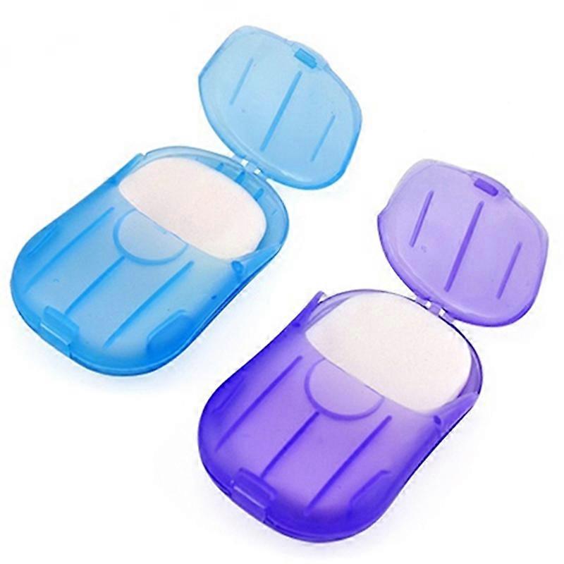 2 Boxes Mini Washing Hand Bath Travel Scented Slide Sheets Foaming Paper Soap JIKAIX