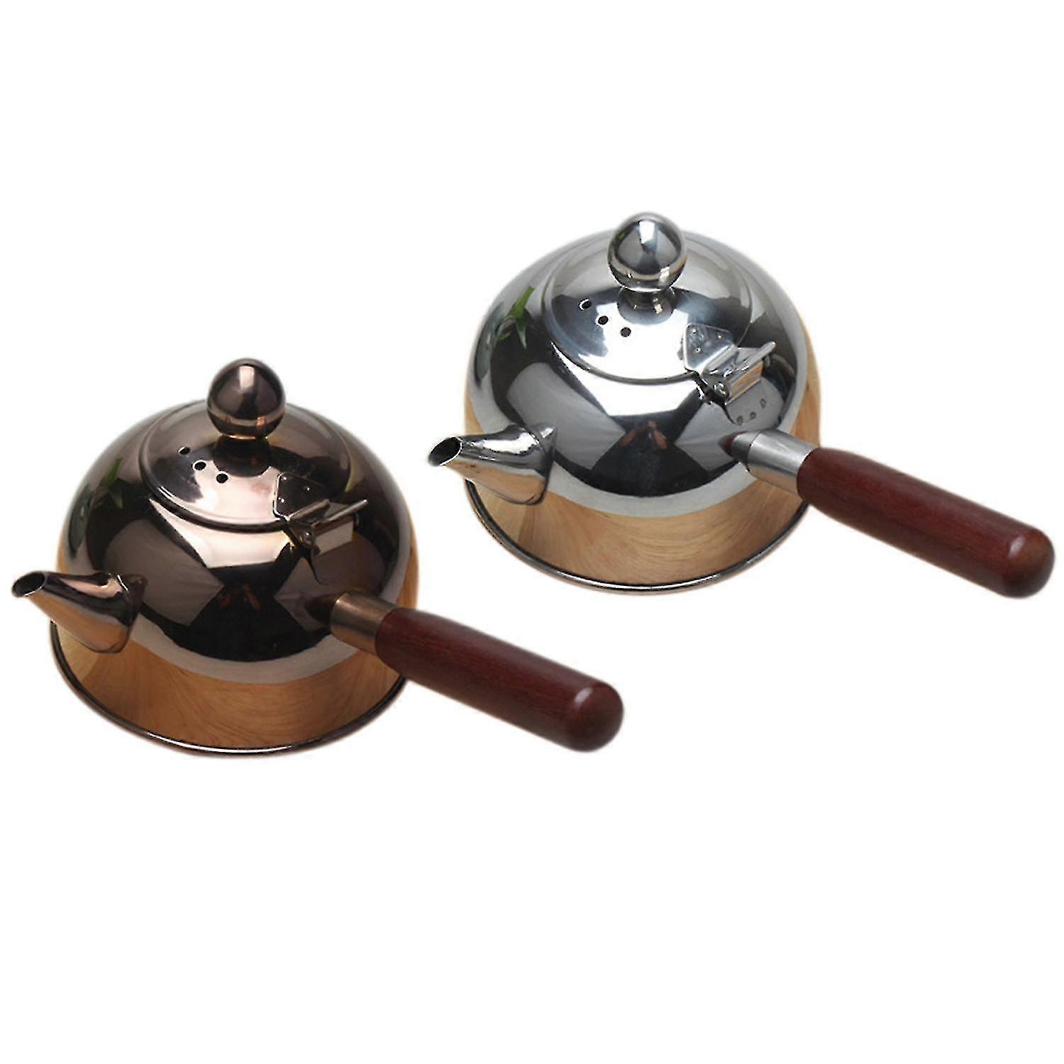 500ml Single Kettle Induction 304 Stainless Steel Silver