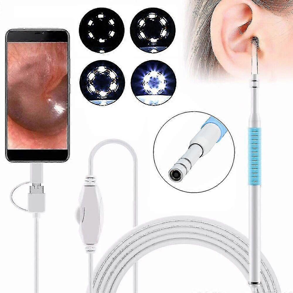 Ear Wax Remover Camera Hd Endoscope Spoon Pick Cleaning Tool Cleaner Kit