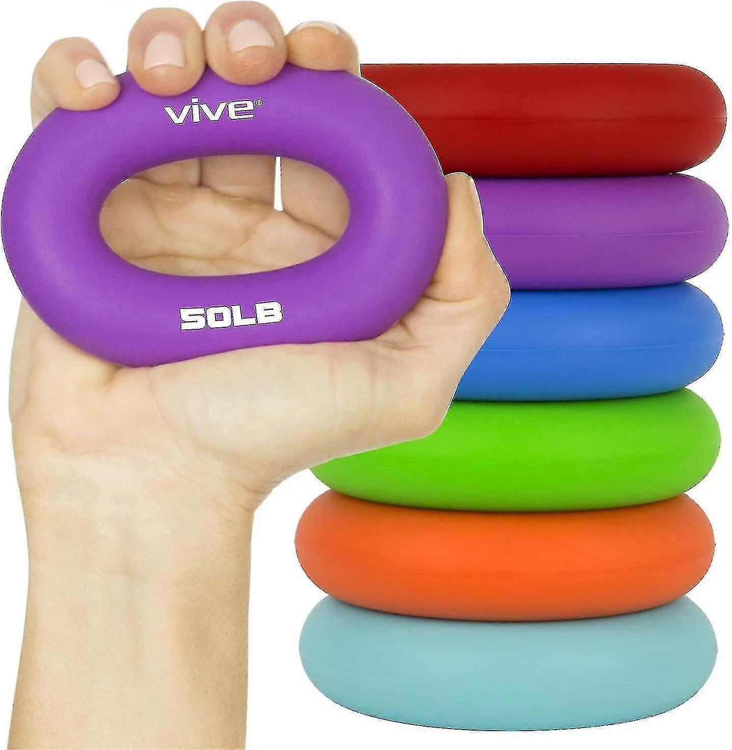 Ers- Ring Hand Exercisers - Silic Squeezer Gripper For Ing Tool