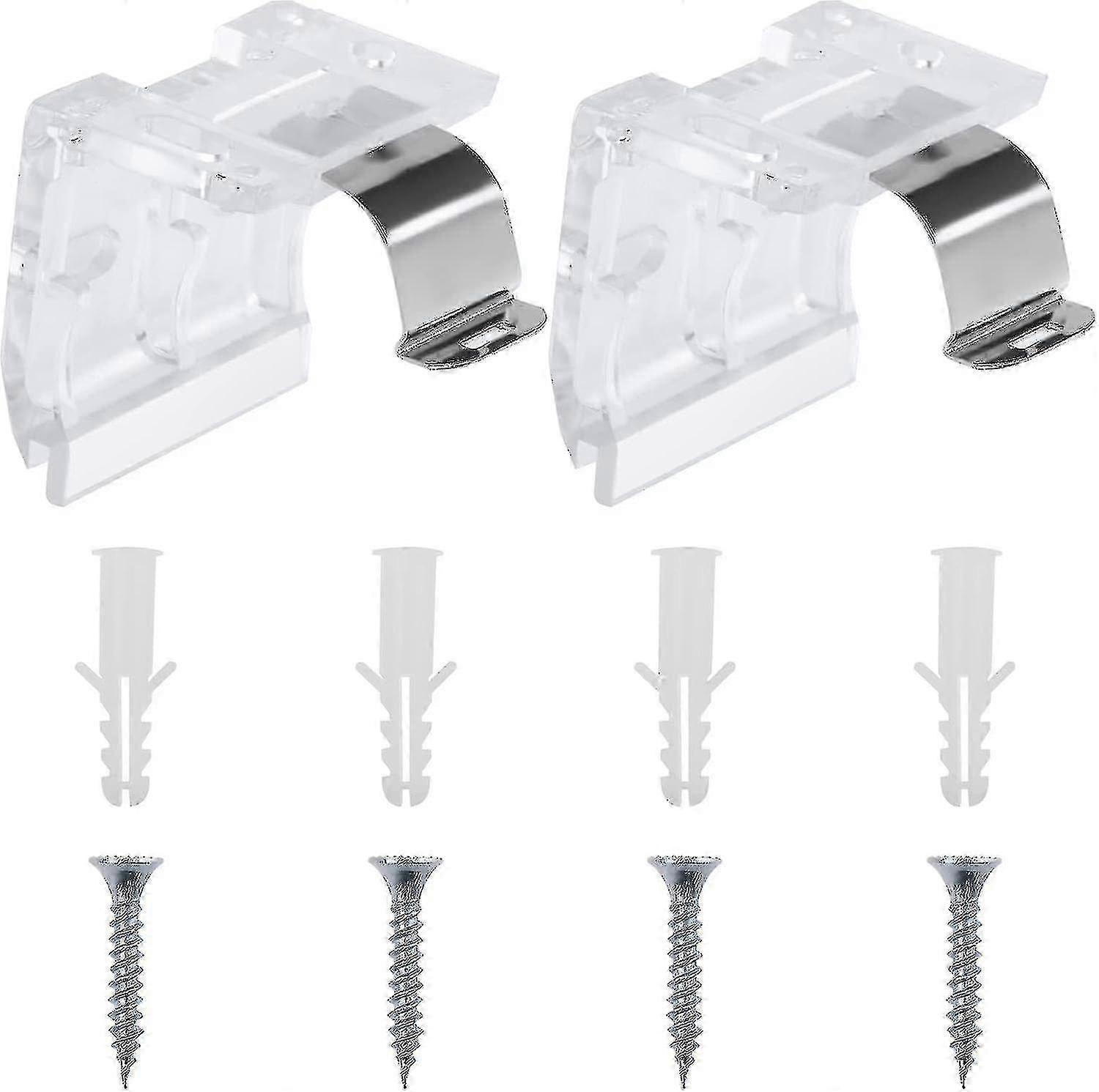2 Packs Window Blind Brackets, Mini Blind Brackets-DF