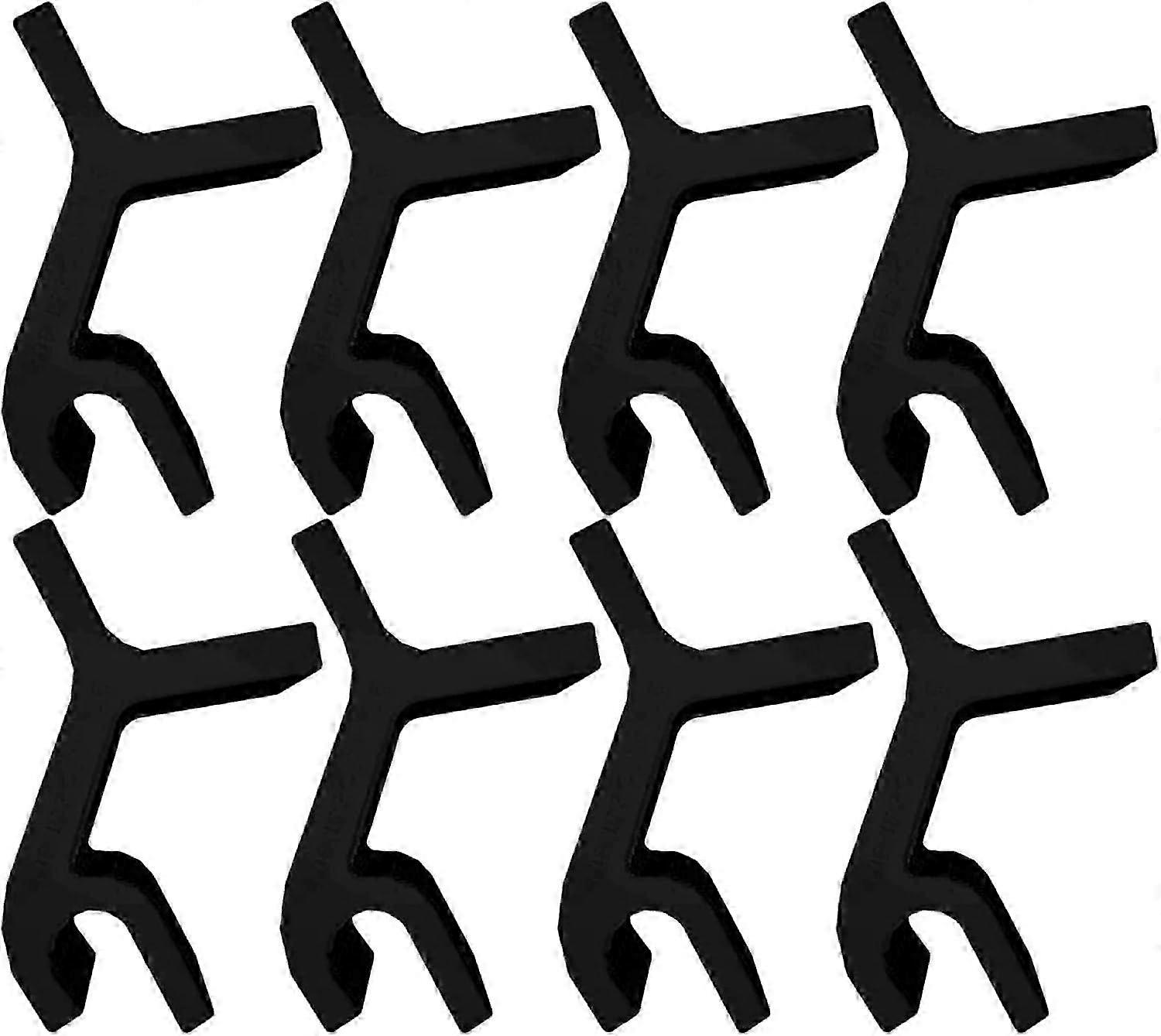 8 Tray Stackers Set, Cookie Baking Sheet Stackers, Cookie Sheet Pan Stackers, Space Saving Baking Accessories, Black