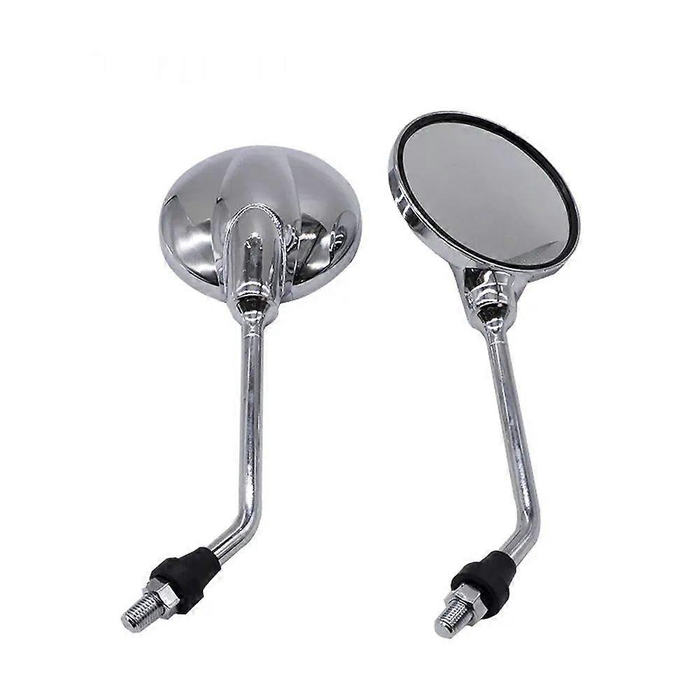 Retro 8 10MM Motorcycle Rearview Mirror ABS Side Mirror Universal For Kawasaki Honda Shadow Royal Enfield Himalayan Zontes 350
