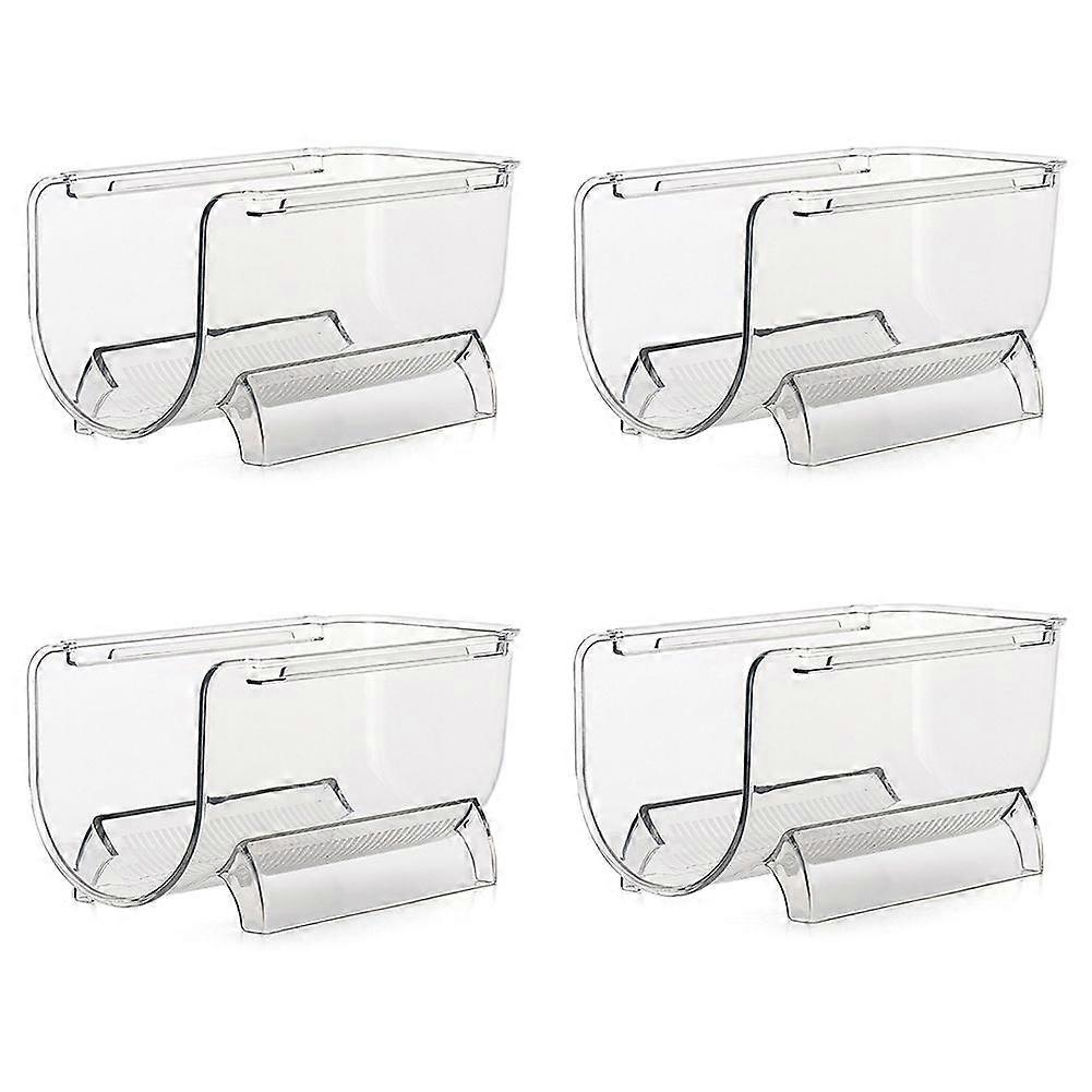 Refrigerator Organizer Wine Bottle Holder Stackable Beverage- Organizer Stand Champagne Storage Box