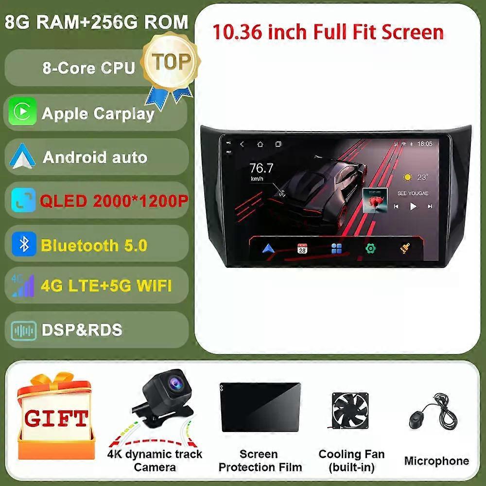 Android For Nissan Sylphy B17 Sentra 12 2013 2014 2015 2016 2017 2018 8g+256g Car Stereo Multimedia Player Navigation Carplay Bt