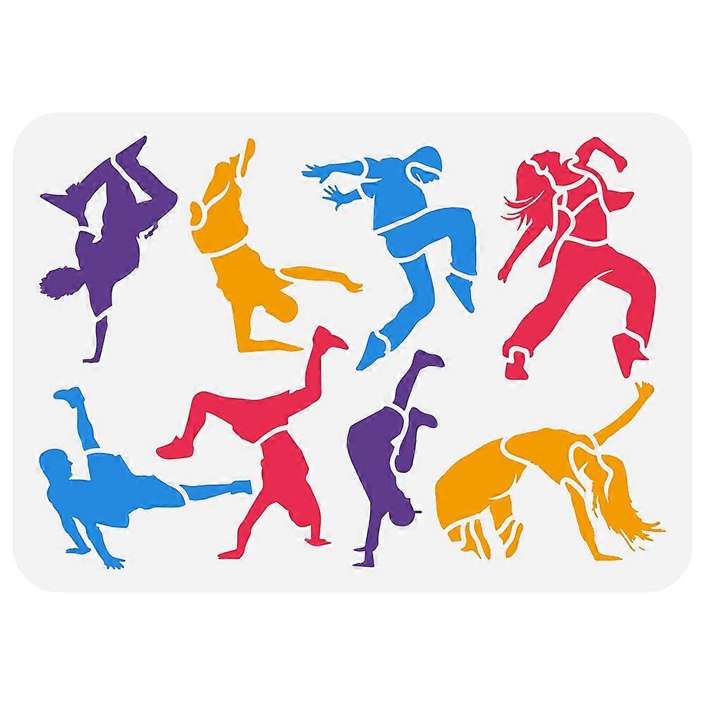 Plastic Drawing Painting Stencils Templates for Painting on Scrapbook Fabric Tiles Floor Furniture Wood Rectangle Sports 29.7x21cm
