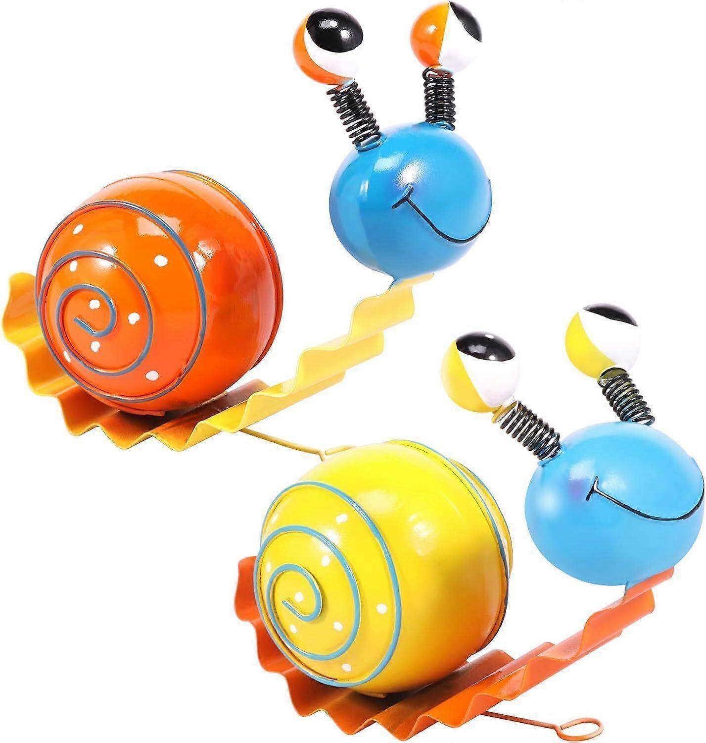 Snail Metal Garden Decor, Cute Funny Snail Yard Art, Snail Fence Decorations