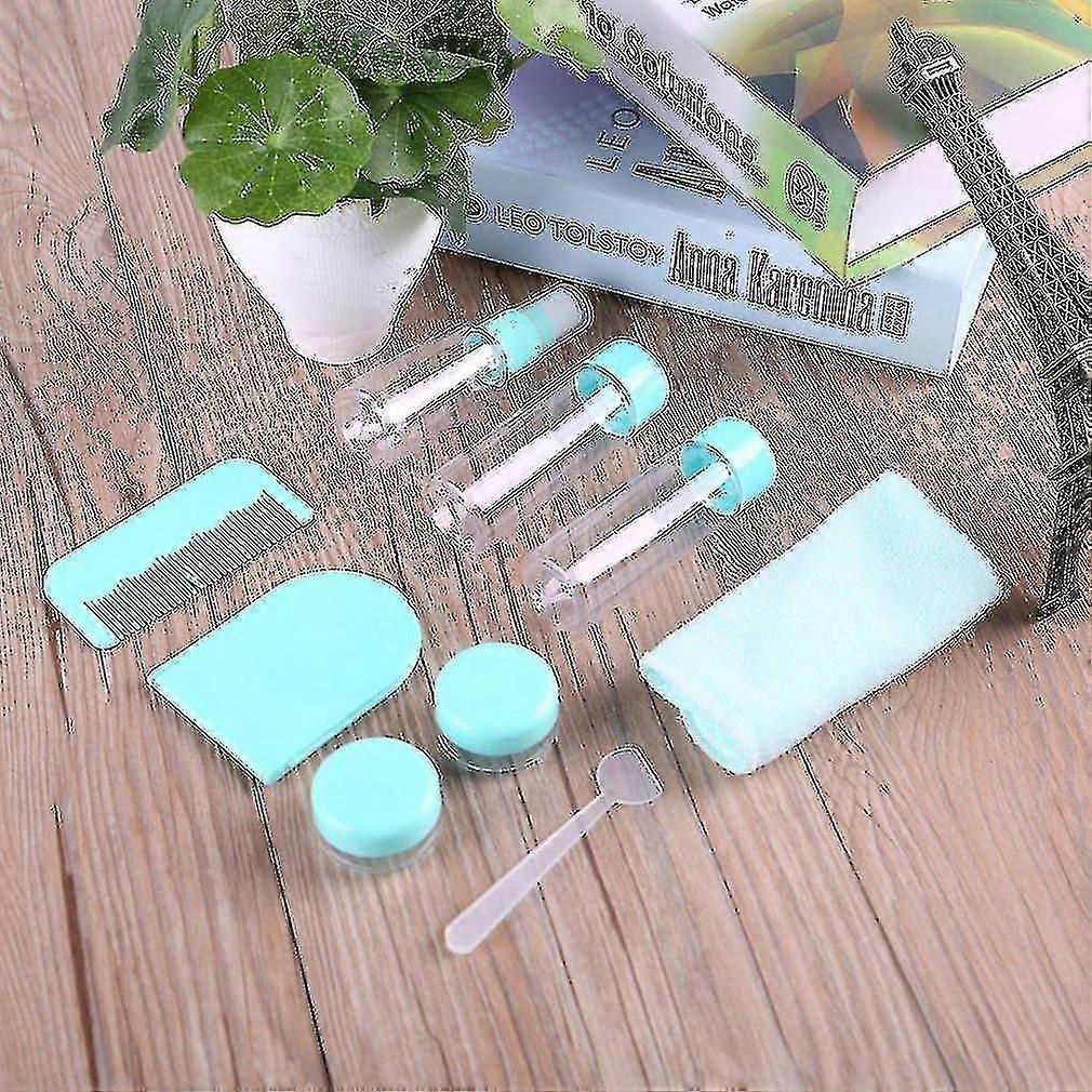 Yyh 9pcs/set Cosmetic Packaging Bag Empty Spray Bottle Travel Portable Kit