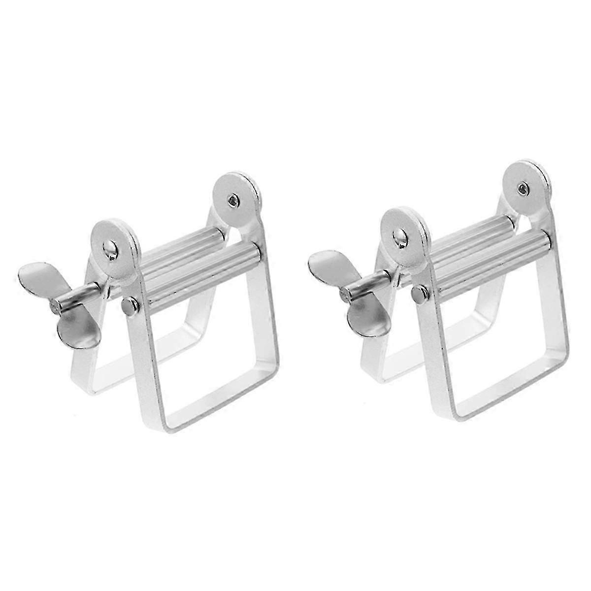 Toothpaste Squeezer, Metal Tube Roller, Rotating Toothpaste Dispenser, Tube Squeezer, Stainless Ste