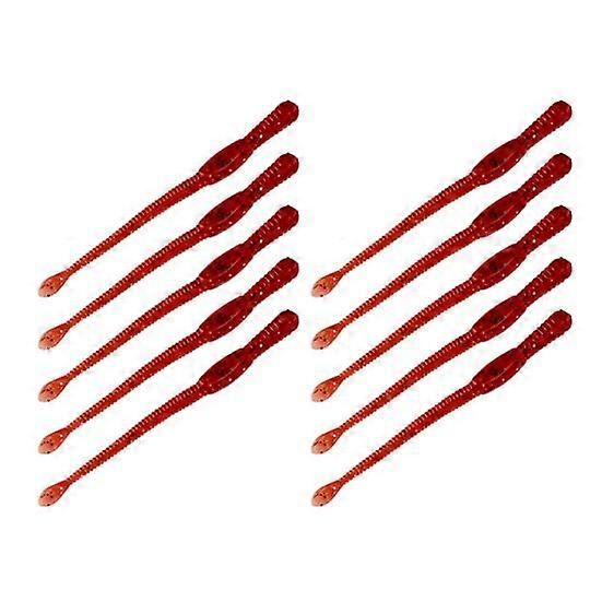10Pcs 7cm Soft All Waters Universal PVC Fishing Lure Reflective Effect Sea Fishing Artificial Bait Angling Supplies