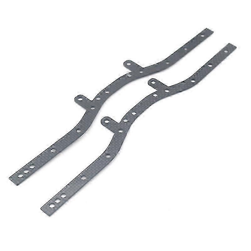 2pcs Carbon Fiber Chassis Beam For Wpl C-14/c-24 4wd Crawler Truck