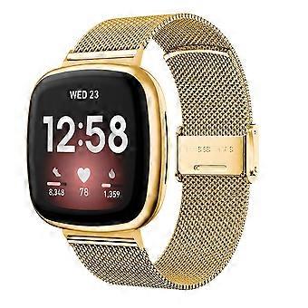 Bracelet de montre universel en acier inoxydable avec boucle en métal pour Fitbit Versa 4/Sense 2