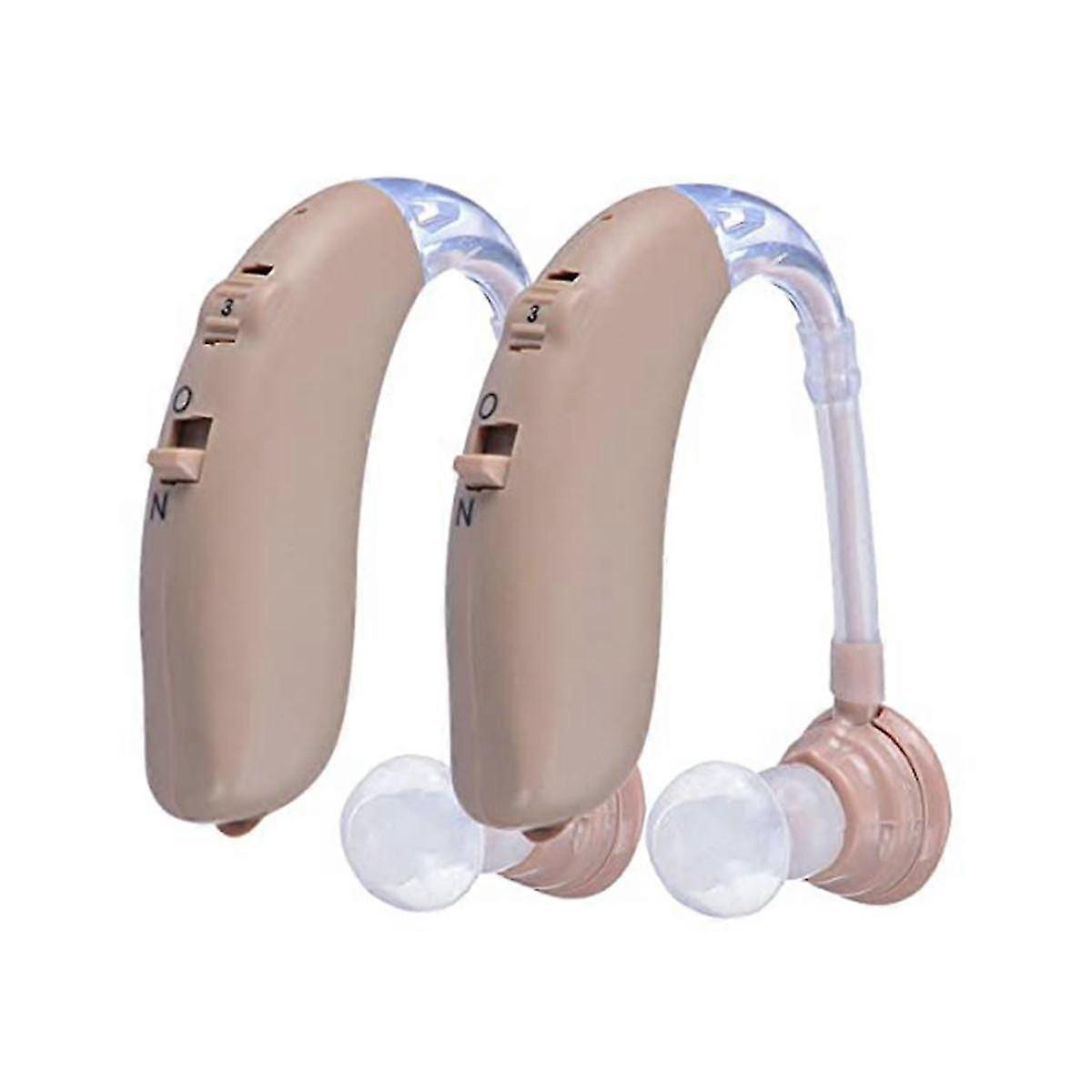 Elderly Hearing Aid Sound Amplifier BTE Smart Hearing Aid Personal Sound Amplifier for Ears EU Plug