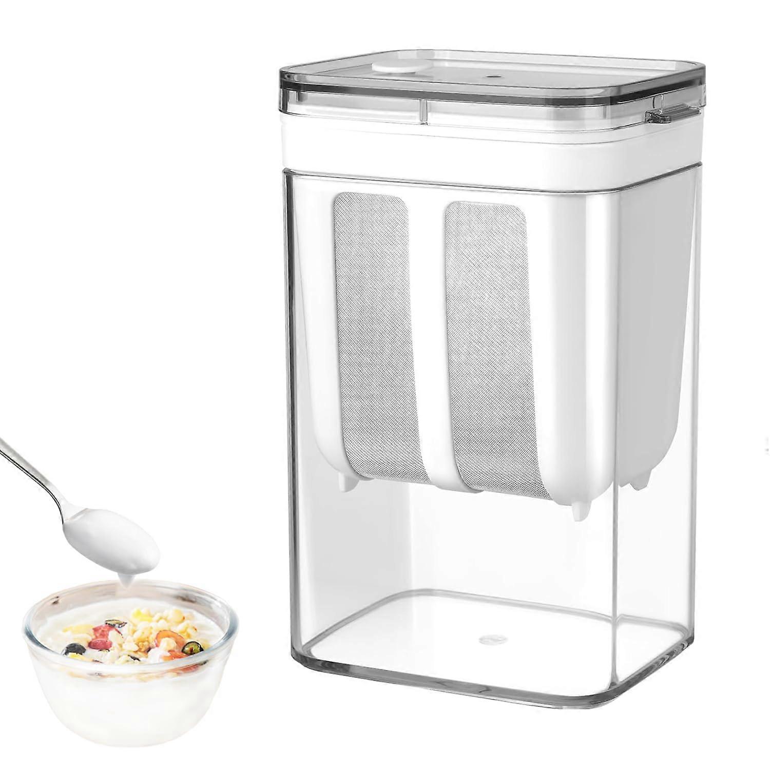 Yogurt Strainer - 1100 ML Cheese Maker with Stainless Steel Mesh