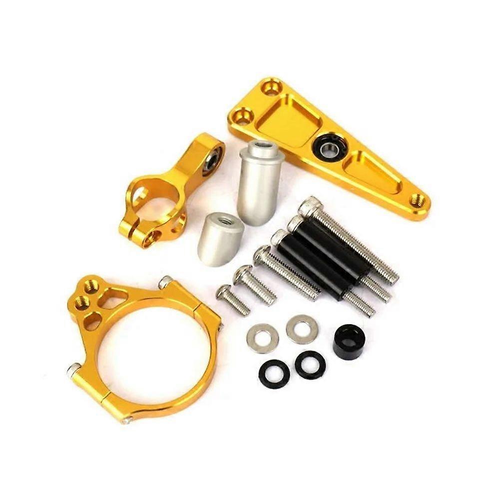 Motorcycle Adjustable Steering Damper Stabilizer Bracket Mounting Kit for X-ADV 750 2017- NSS750 2021- Gold