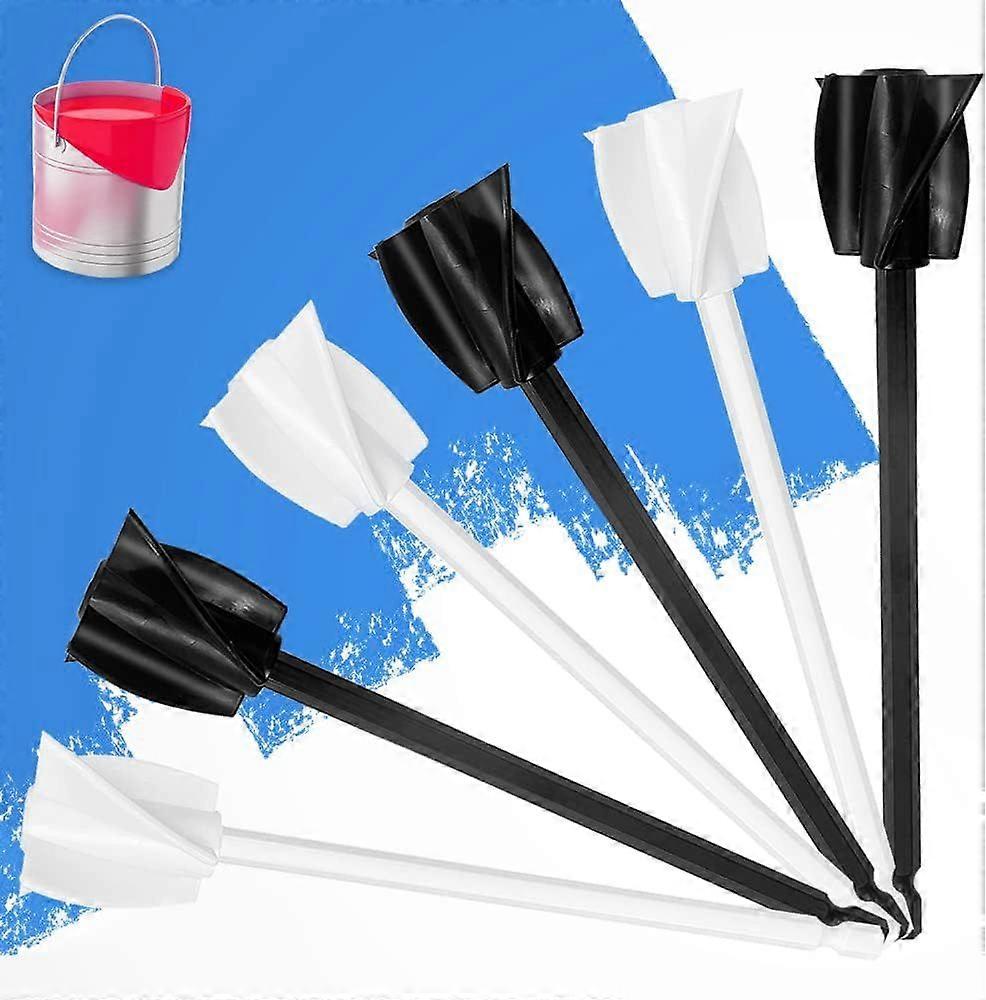 6 Pack Reusable Epoxy Resin Mixing Paddle for 1/4" Drill