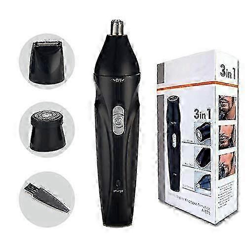 أداة تشذيب شعر الأنف ، مزيل شعر الوجه القابل لإعادة الشحن USB للرجال والنساء ، ترقية مجموعة أدوات تشذيب شعر الأذن والأنف الهادئة 3 في 1 للراحة