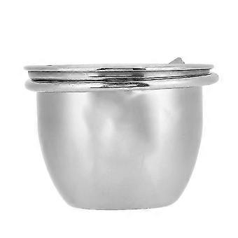 Stainless Steel Parrot Food and Water Coop Cup Bird Feeding Dish Feeder with Clamp Holder8.5cm/3.3in