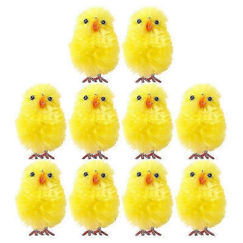 36pcs Mini Easter Chicken Easter Chicken Easter Scene Decoration Party Supply