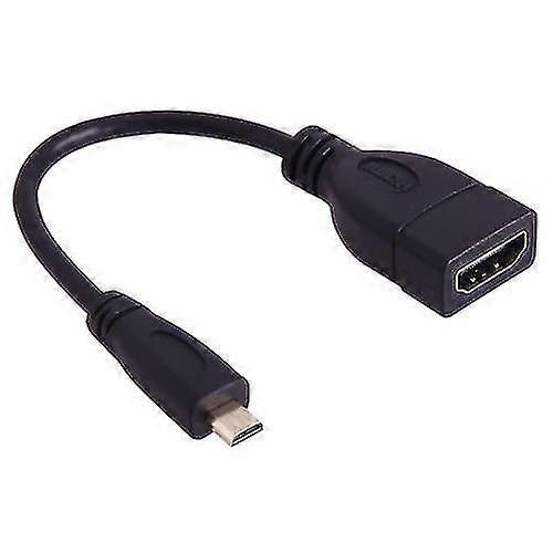 17cm Micro Hdmi Male To Hdmi Female Adapter Cable