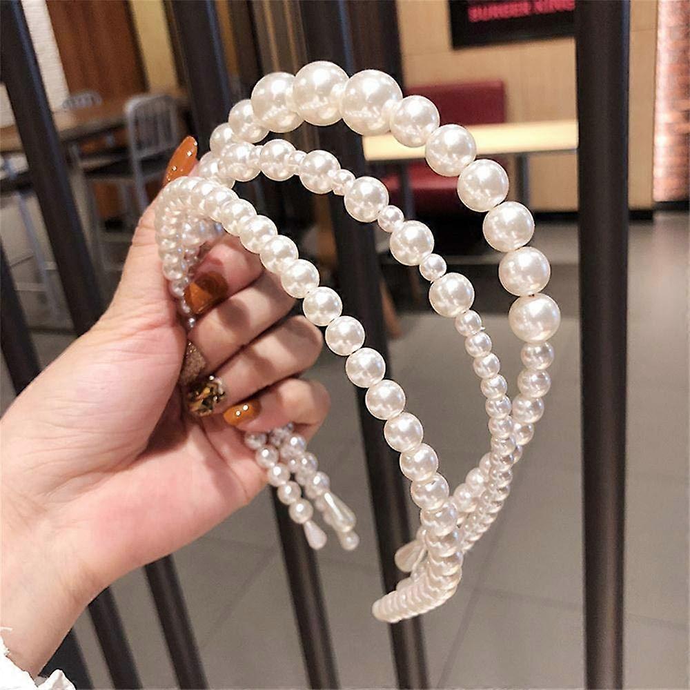 Chic Pearl Headbands Elegant Bridal Versatile