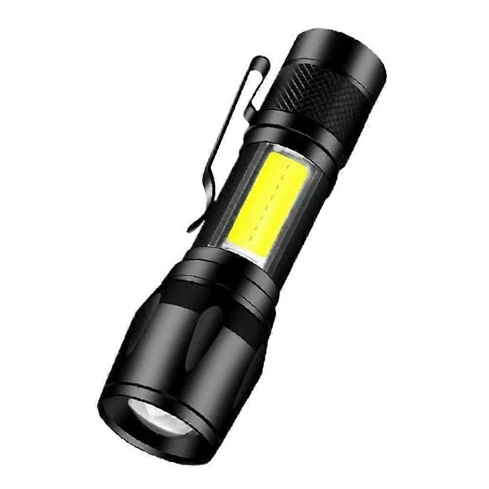 Mini USB Rechargeable Flashlight Camping Home Hiking Lamp Waterproof