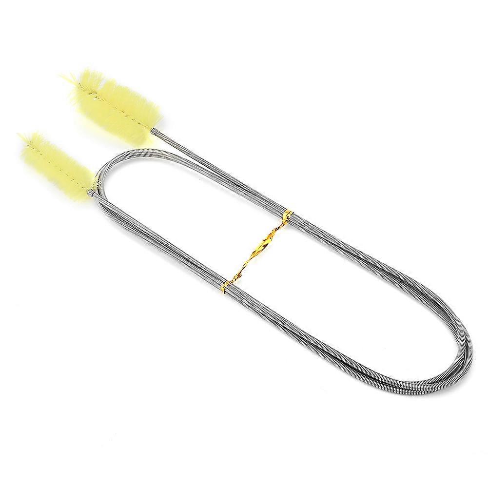 Flexible Tube Aquarium Fish Tank Filter Brush Pump Hose with Double Head Brush for Easy Cleaning and Maintenance
