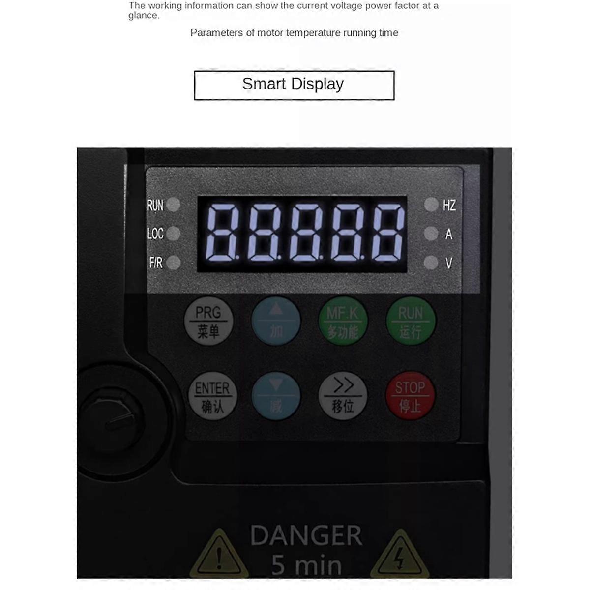 Inverter 220V Frequency Inverter 1.5KW Frequency Converter