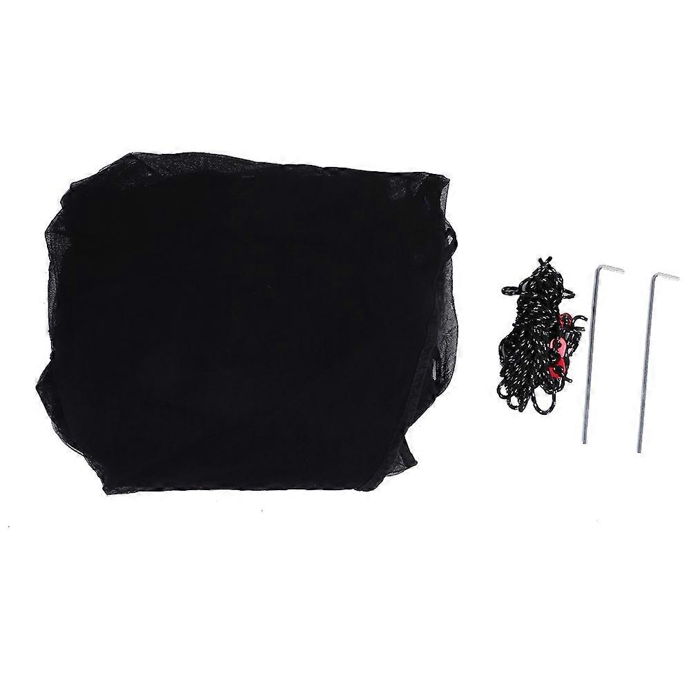 Portable Breathable Hammock Mosquito Net  Mesh Hammock Accessories (Black)